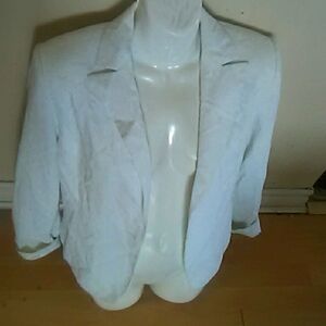 Calvin Klein Light Gray Women's Blazer Jacket